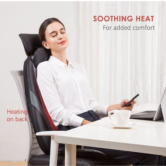 New Snailax Shiatsu Massage Cushion with Heat - Picture 1 of 14